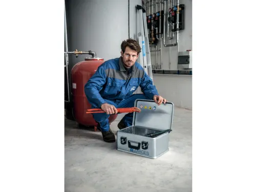 Aluminium Transportkist 240x600x400mm 42l Met Cilinderslot