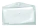 Enveloptas Transparant 110X220Mm Liggend Met Klittenbandsluiting