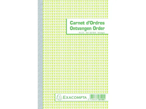 Orderboek FR/NL 21x13,5 50bl dupli