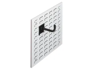 Gesleufde Plaat Staal Hxb 450x1500mm Liggend Ral 9010 Zuiverwit - 2