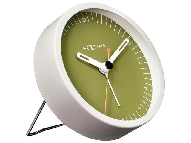 Wekker Nextime Small 9 cm groen