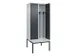 locker voor scheiding van kleding,HxBxD 2120x800x815mm,2vak
