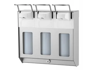 Trio Zeepdispenser Desinfectiemiddeldispenser Beugel Rvs 500 Ml - 1