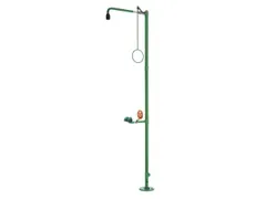 Plens-/Oogdouche,2Sproeikoppen Vast,50L/Min,Aansluiting 1 1/4 Inch Bin