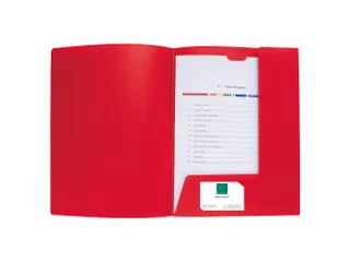 Presentatiemap Soepel PP Kreacover A4 Rood - 3