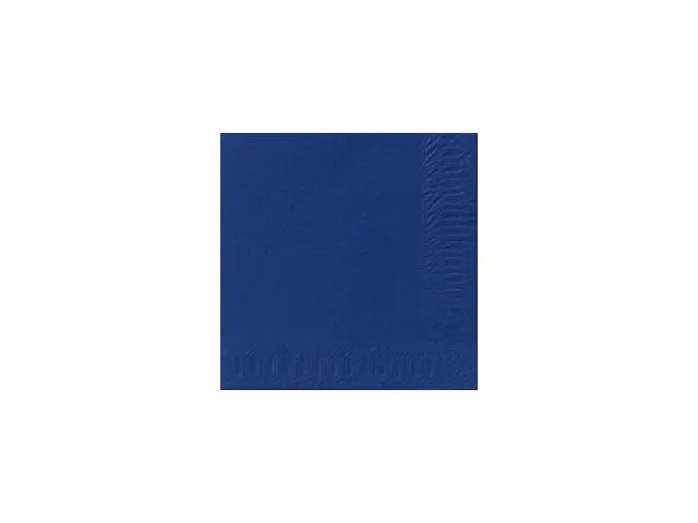 Duni Luxe Servetten Donkerblauw 3-Laags 33x33cm