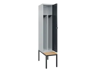 locker voor scheiding van kleding,HxBxD 2120x400x815mm,1vak - 2