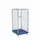 rolcontainer,draagverm. 500kg,HxLxB 1540x815x724mm,nuttige H 1350mm