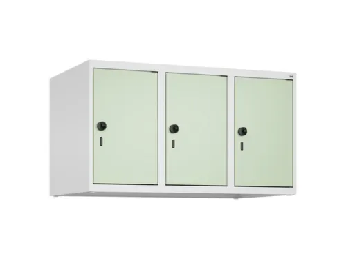 opzetkast,v. locker,3vak.,vak B 300mm,HxBxD 500x900x500mm,draaigrendel
