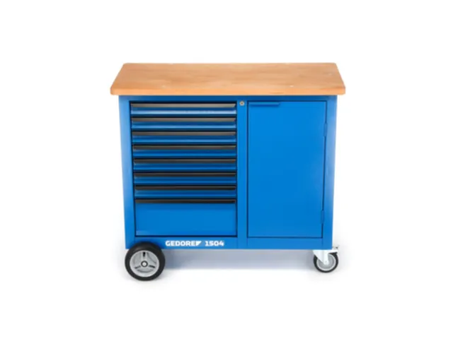 GEDORE 1504 0701 Rolwerkbank met 8laden