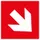brandbeveiligingsbord,Pijl,pijl omhoog/omlaag,wandbord,aluminium