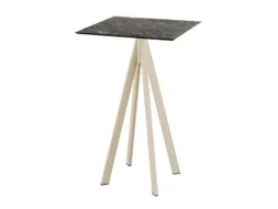 statafel,HxBxD 1090x700x700mm,rechthoekig,4voeten zandkleuren