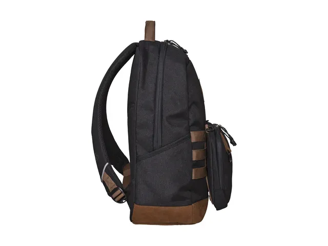 Rugtas Walker Pure Duo Black Concept inclusief laptoptas