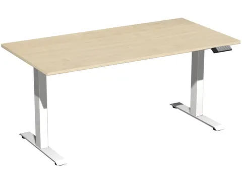 Bureau à hauteur réglable élec. HxlxP 730-1230x1600x800mm