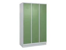 locker voor scheiding van kleding,HxBxD 1950x1200x500mm,3vak
