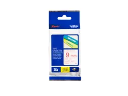Labeltape Brother P-touch TZe-222 standaard 9mm rood op wit