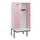 locker met bank,HxBxD 1950x800x815mm,2vak,vak B 400mm,cilinderslot
