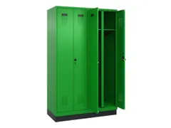 locker voor scheiding van kleding,HxBxD 1950x1200x500mm,4vak