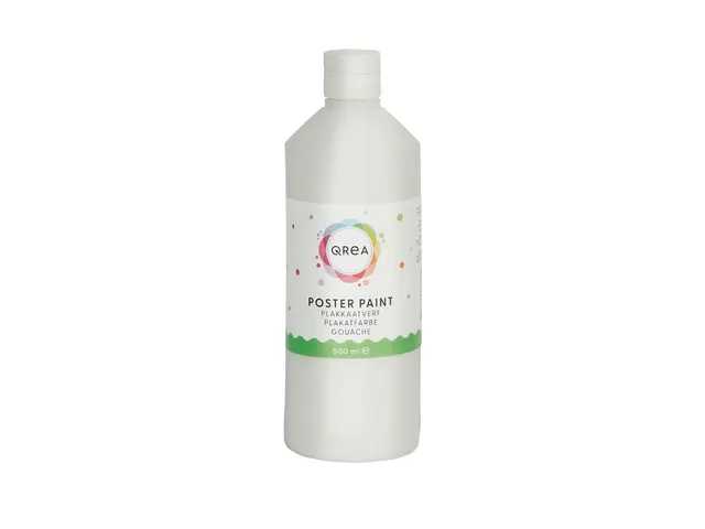 Plakkaatverf Qrea wit 500ml