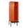 locker met bank,voor scheiding van kleding,HxBxD 2120x600x815mm,2vak