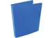 ringmap, voor ft A4, uit PP, 2 ringen van 25mm, blauw