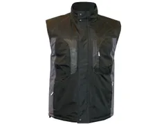 M-Wear 0320 bodywarmer Maat XXL Zwart Grijs