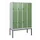 dubbeldekse locker,HxBxD 1950x1200x500mm,4x2vak.,vak B 300mm
