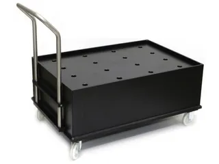 Verrijdbare Opvangbak Hdpe Hxbxd 1080x870x1420mm 2x220l Pe Plaatplaat - 1