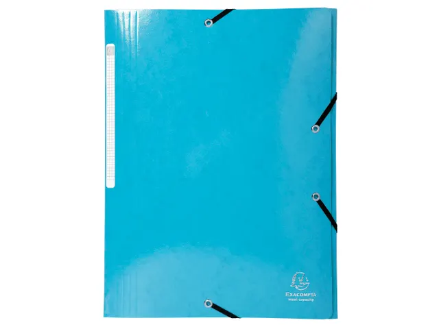 Elastomap Met 3 Kleppen In Gelamineerd Glanskarton A4 Assorti