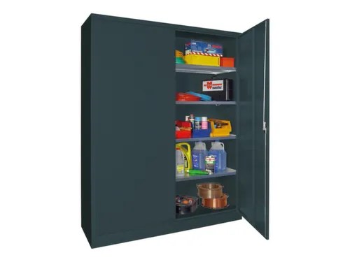 grootvolumekast met openslaande deuren,RAL7035,front RAL3000