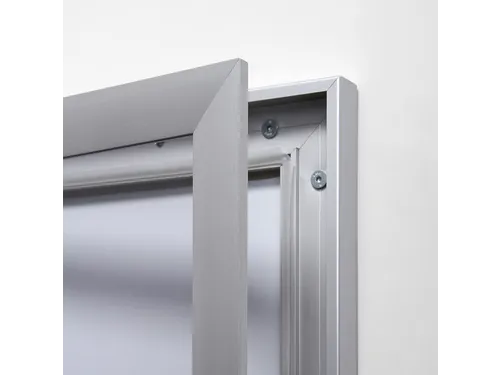 Vitrinebord Quantore luxe 8x A4 zilver