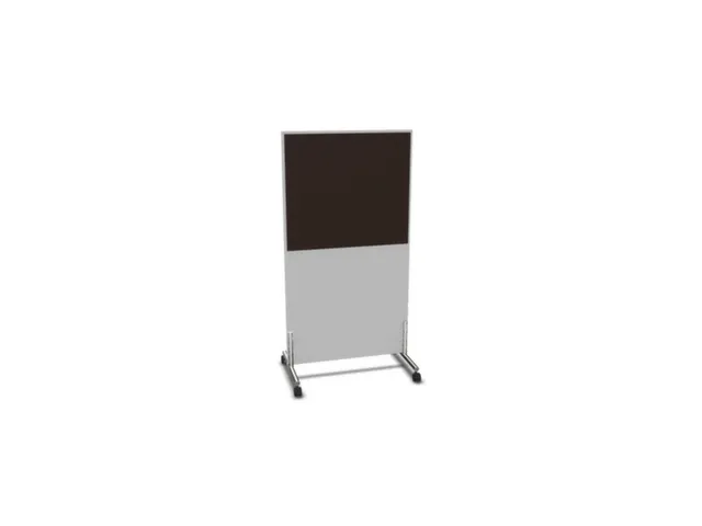 scheidingswand,HxB 1545x800mm,MP-lichtgrijs,BN2036-bruin