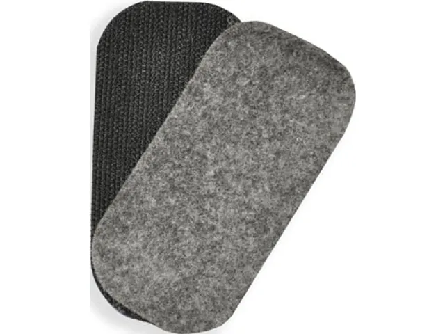 Magnetische Whiteboardwisser + Navul Vilt, Blauw