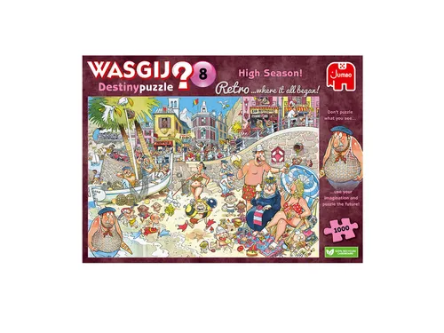 Puzzel Wasgij Retro Destiny 8 Hoogseizoen! 1000 stukjes