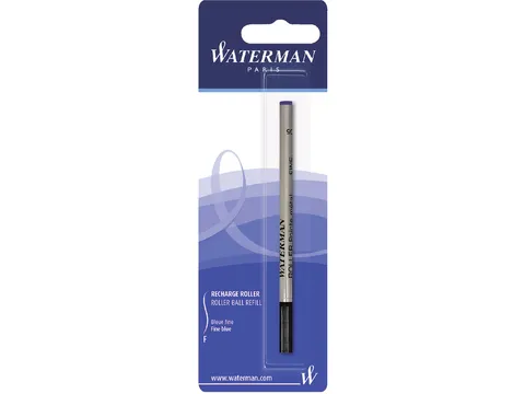 Rollerpenvulling Waterman Blauw Fijn op blister