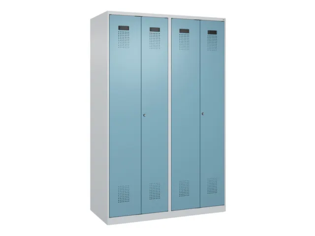 locker voor scheiding van kleding,HxBxD 1850x1200x500mm,4vak