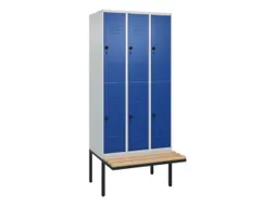 Dubbeldekse dekenkist,HxBxD 2120x900x815mm,3x2vak.,vak B 300mm