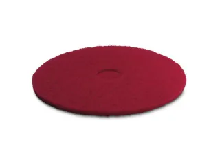 Pad voor éénschijfsreinigingsmachine 5 pads middelzacht Ø432mm rood - 1