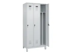locker voor scheiding van kleding,HxBxD 1950x900x500mm,3vak