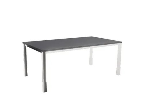In hoogte verstelbaar bureau,HxBxD 720-840x1800x1000mm,CC-zwart