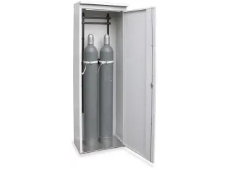 gasflessenkast,v. 2xØ 220mm fles,HxBxD 2150x700x400mm,m. dak - 1