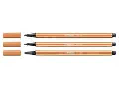 Viltstift STABILO Pen 68/89 medium donker oker