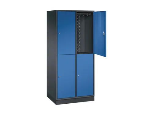 grootvolume garderobekast,HxBxD 1950x820x600mm,2x2vak.,vak B 360mm