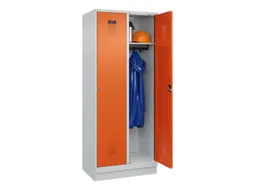 locker,HxBxD 1950x800x500mm,2vak,vak B 400mm,cil.-slot,sokkel