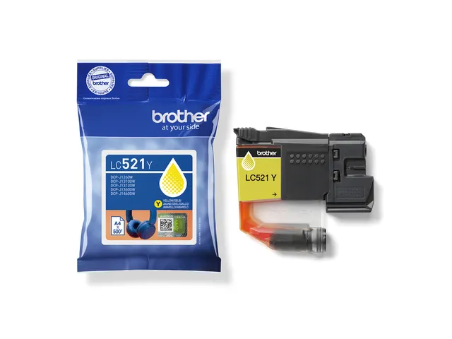 Inktcartridge Brother LC-521Y geel
