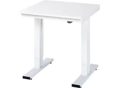Werkbank elektrisch hoogte verstelbaar 720-1120x750x800mm wit RAL7035