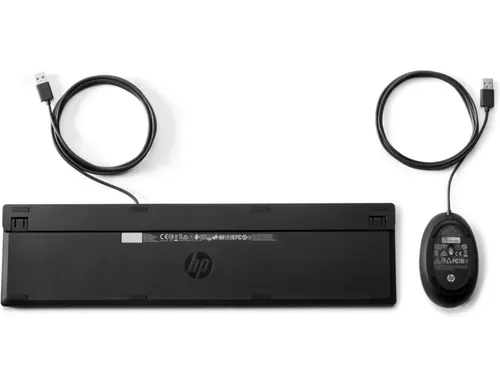 HP 320MK Desktop toetsenbord en muis bedraad QWERTY Zwart