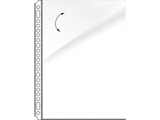 Showtas Kangaro A4 23-Gaats Pp 0.18mm Glad 2 Zijden Open - 2