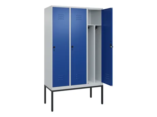 locker voor scheiding van kleding,HxBxD 2120x1200x500mm,3vak