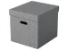Esselte Home Kubus Opbergdoos Grijs 320x315x365mm Set van 3